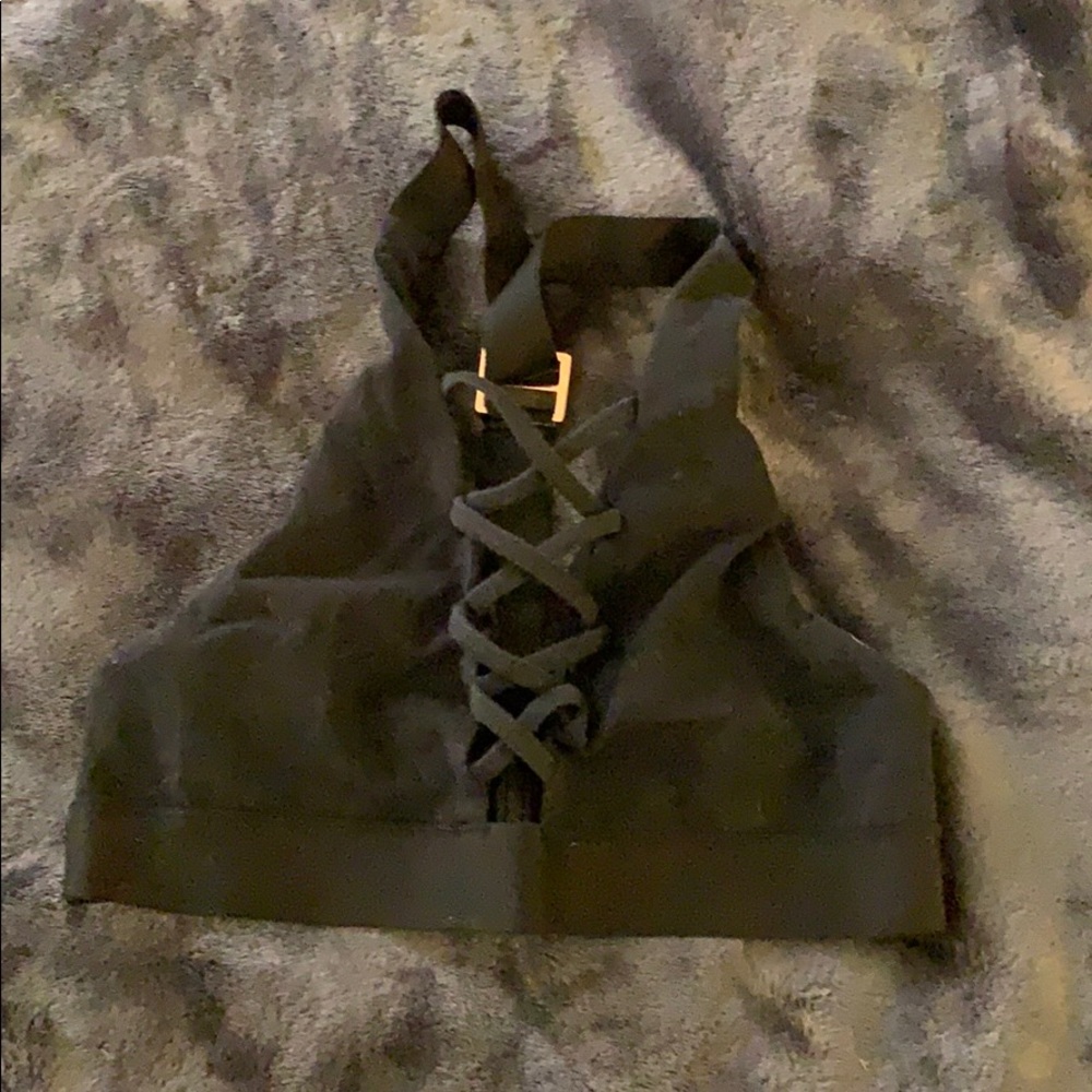 Blue life sports bra